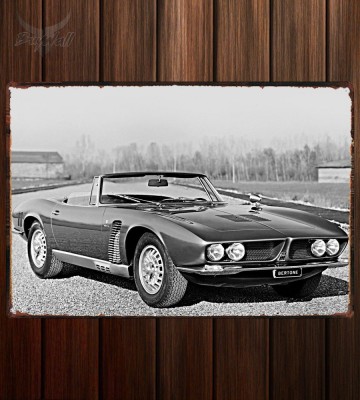 Металлическая табличка Iso Grifo Spider